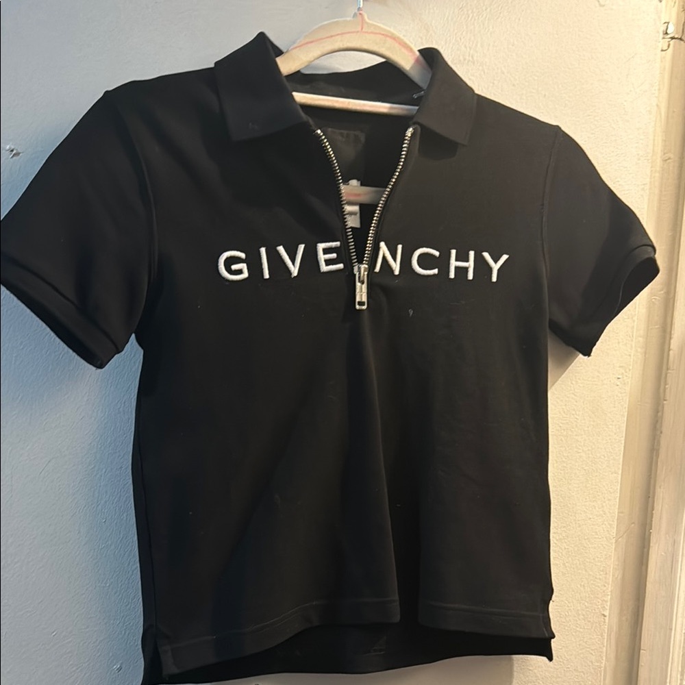 Givenchy Black Polo Shirt